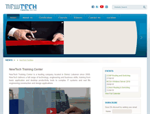 Tablet Screenshot of newtechtraining.net